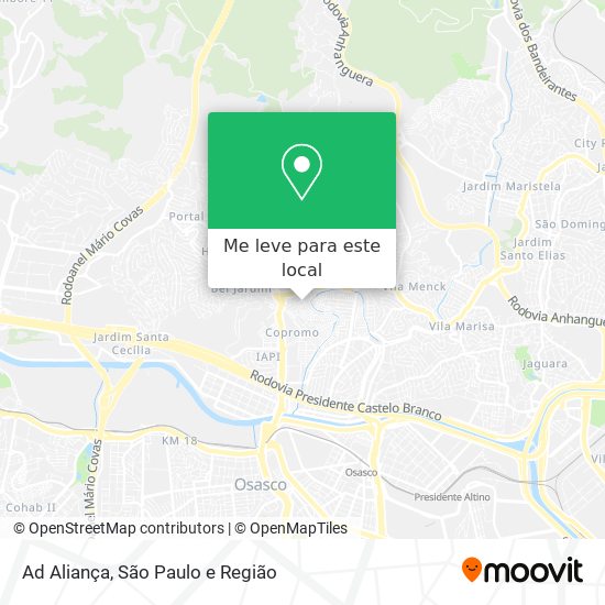 Ad Aliança mapa