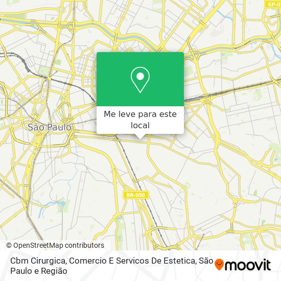 Cbm Cirurgica, Comercio E Servicos De Estetica mapa