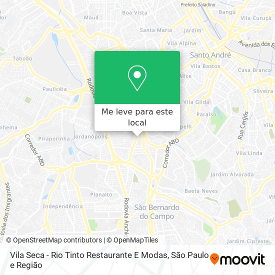 Vila Seca - Rio Tinto Restaurante E Modas mapa