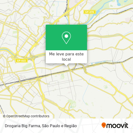 Drogaria Big Farma mapa