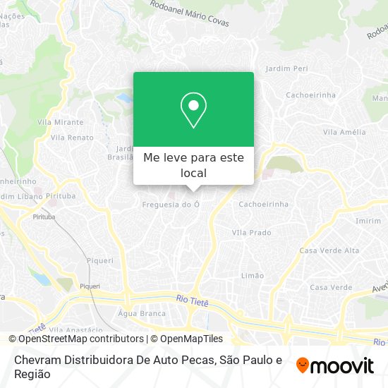 Chevram Distribuidora De Auto Pecas mapa