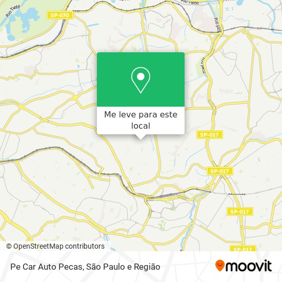 Pe Car Auto Pecas mapa