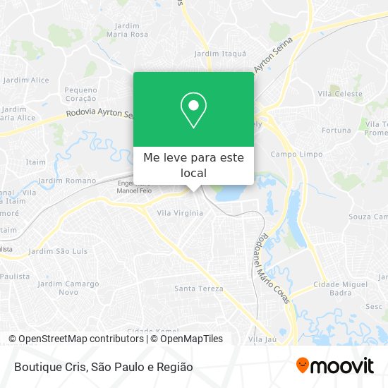 Boutique Cris mapa