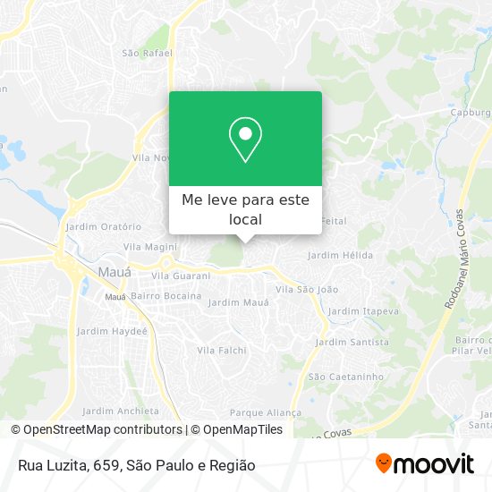 Rua Luzita, 659 mapa