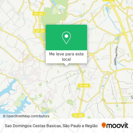 Sao Domingos Cestas Basicas mapa