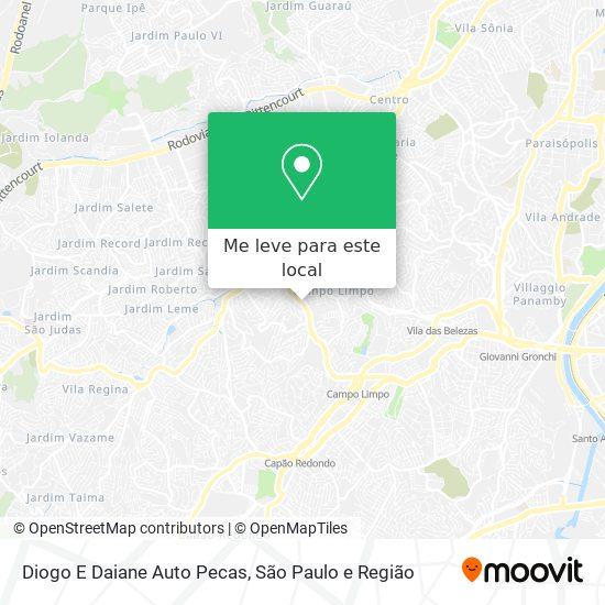 Diogo E Daiane Auto Pecas mapa