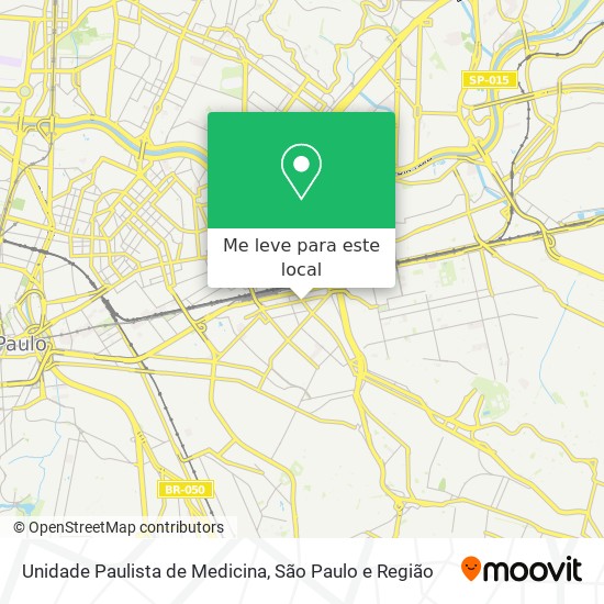 Unidade Paulista de Medicina mapa