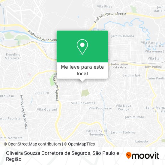 Oliveira Souzza Corretora de Seguros mapa