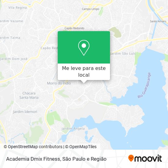 Academia Dmix Fitness mapa