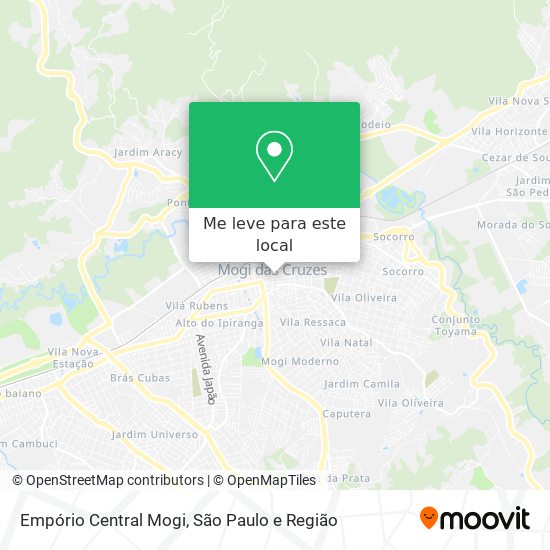 Empório Central Mogi mapa