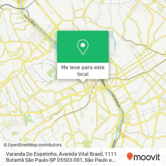 Varanda Do Espetinho, Avenida Vital Brasil, 1111 Butantã São Paulo-SP 05503-001 mapa