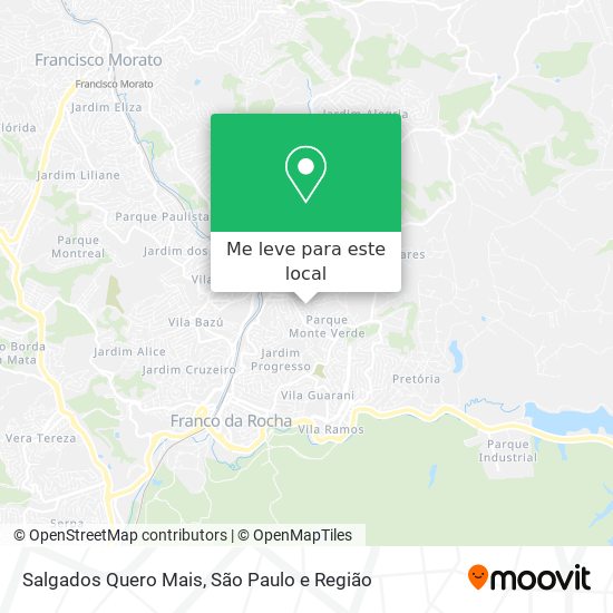 Salgados Quero Mais mapa