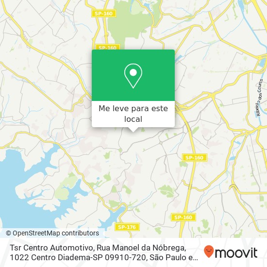 Tsr Centro Automotivo, Rua Manoel da Nóbrega, 1022 Centro Diadema-SP 09910-720 mapa