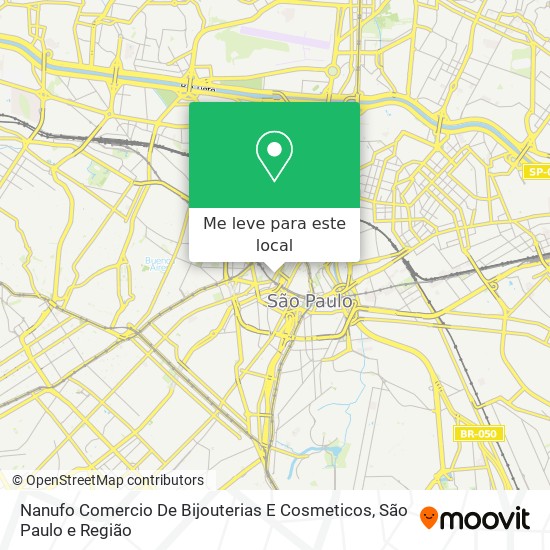 Nanufo Comercio De Bijouterias E Cosmeticos mapa