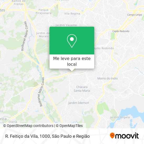 R. Feitiço da Vila, 1000 mapa