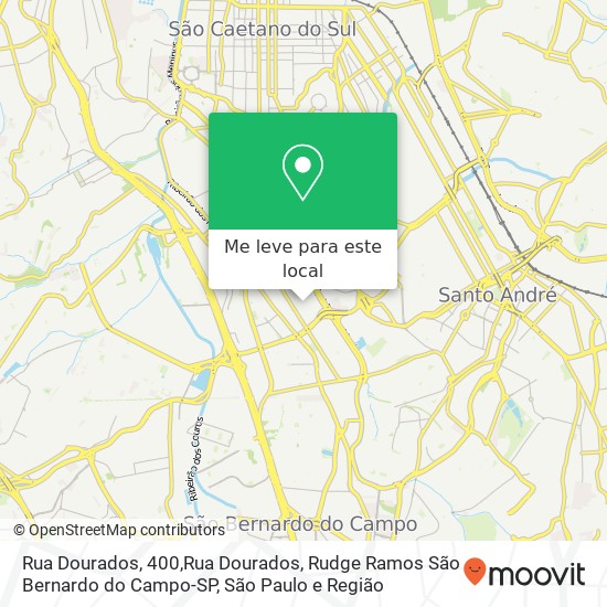 Rua Dourados, 400,Rua Dourados, Rudge Ramos São Bernardo do Campo-SP mapa