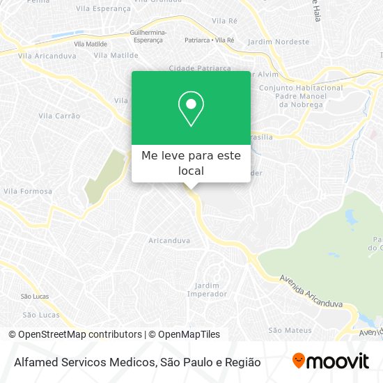 Alfamed Servicos Medicos mapa