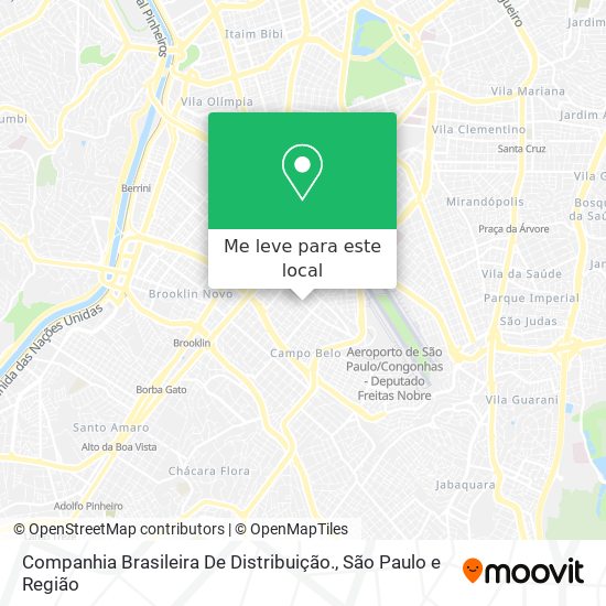 Companhia Brasileira De Distribuição. mapa