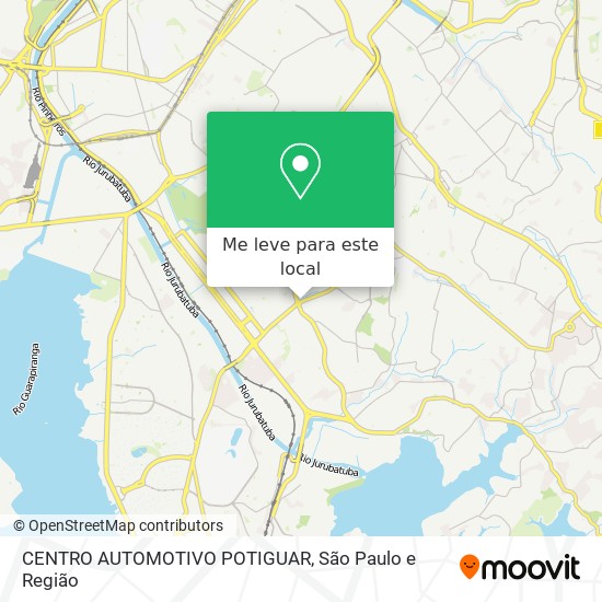 CENTRO AUTOMOTIVO POTIGUAR mapa