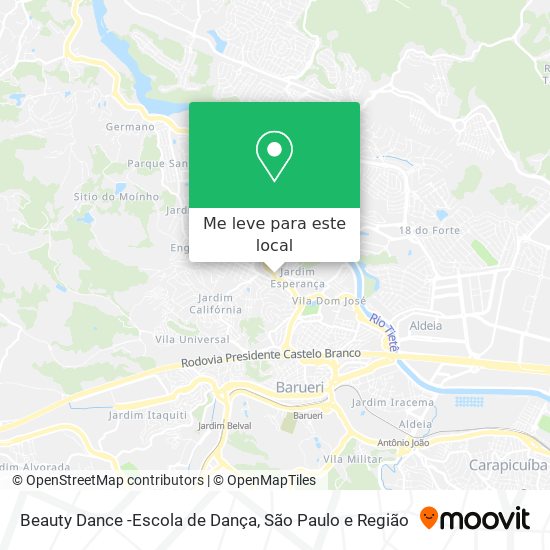 Beauty Dance -Escola de Dança mapa
