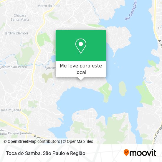 Toca do Samba mapa