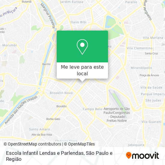 Escola Infantil Lendas e Parlendas mapa