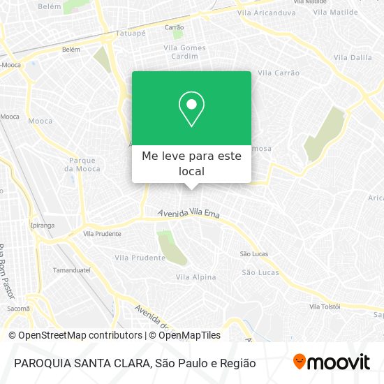 PAROQUIA SANTA CLARA mapa