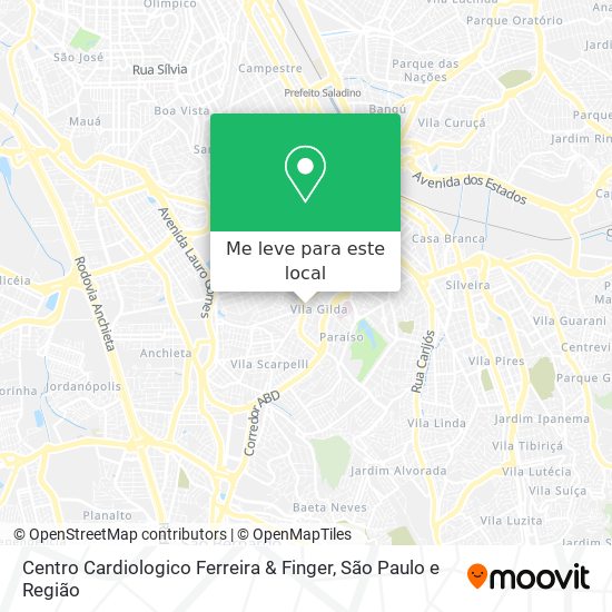 Centro Cardiologico Ferreira & Finger mapa
