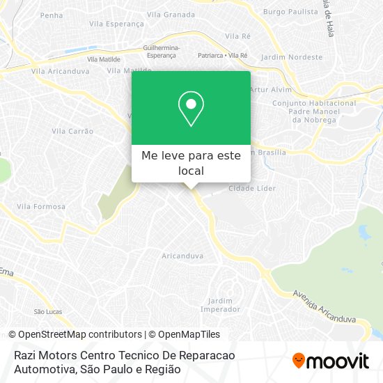 Razi Motors Centro Tecnico De Reparacao Automotiva mapa