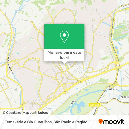 Temakeria e Cia Guarulhos mapa