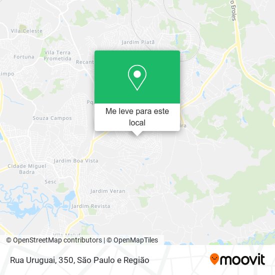 Rua Uruguai, 350 mapa