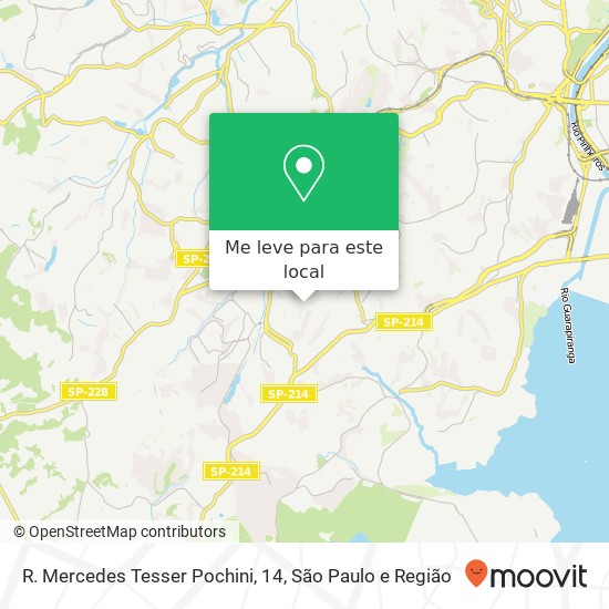 R. Mercedes Tesser Pochini, 14 mapa