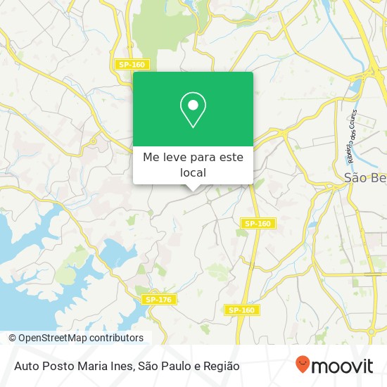 Auto Posto Maria Ines, Rua Martin Afonso, 350 Conceição Diadema-SP 09911-550 mapa