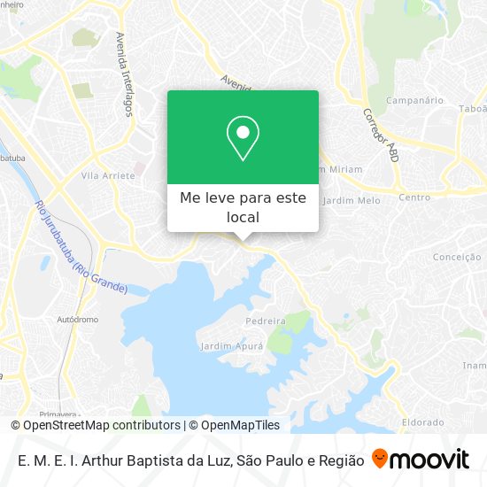 E. M. E. I. Arthur Baptista da Luz mapa