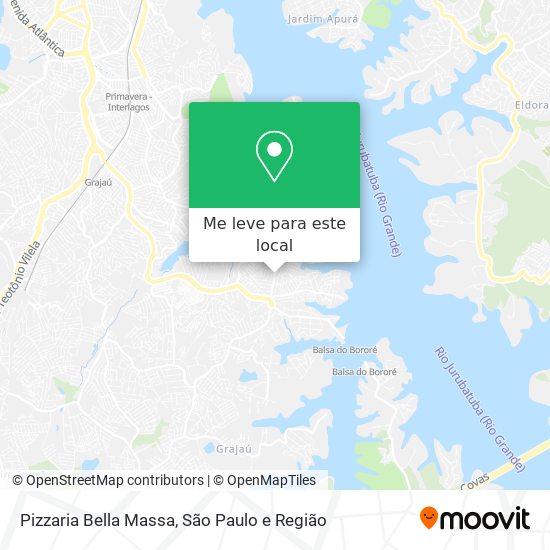 Pizzaria Bella Massa mapa