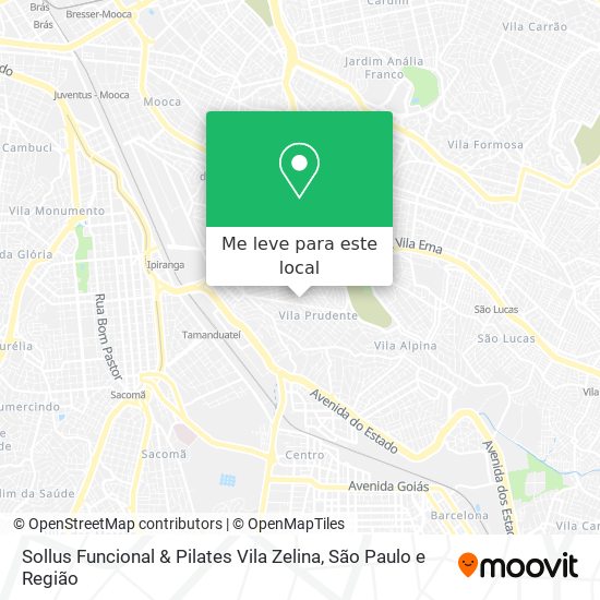 Sollus Funcional & Pilates Vila Zelina mapa