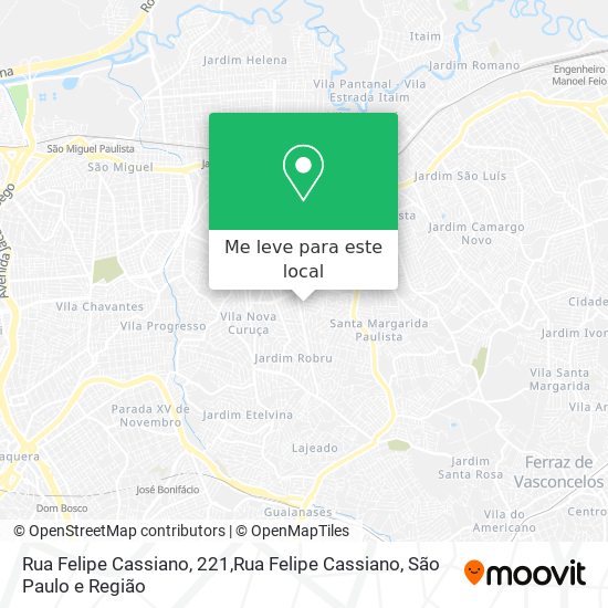 Rua Felipe Cassiano, 221,Rua Felipe Cassiano mapa