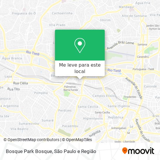 Bosque Park Bosque mapa