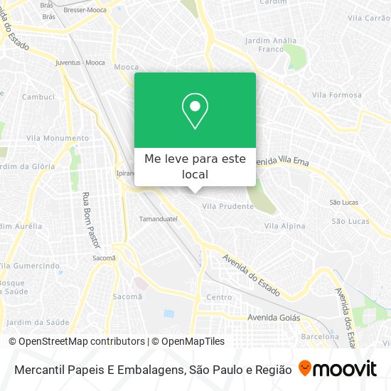 Mercantil Papeis E Embalagens mapa