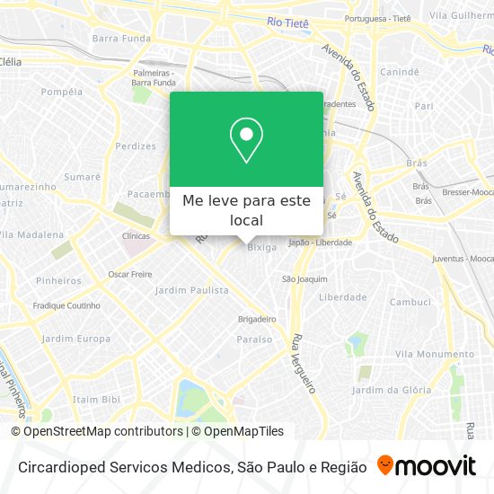 Circardioped Servicos Medicos mapa