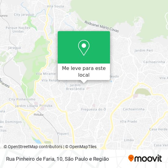 Rua Pinheiro de Faria, 10 mapa