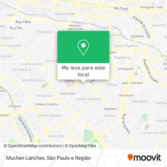 Muchen Lanches mapa