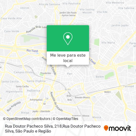 Rua Doutor Pacheco Silva, 218,Rua Doutor Pacheco Silva mapa