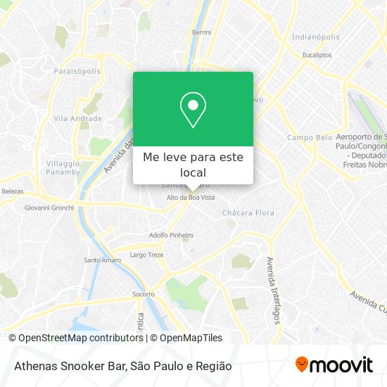 Athenas Snooker Bar mapa