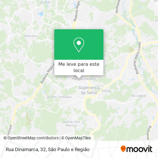 Rua Dinamarca, 32 mapa
