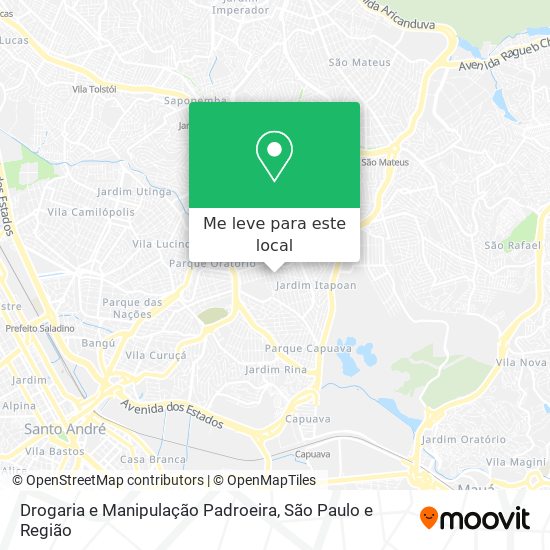 Drogaria e Manipulação Padroeira mapa