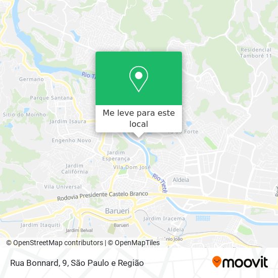 Rua Bonnard, 9 mapa