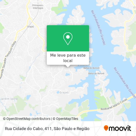 Rua Cidade do Cabo, 411 mapa