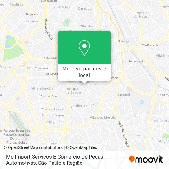 Mc Import Servicos E Comercio De Pecas Automotivas mapa