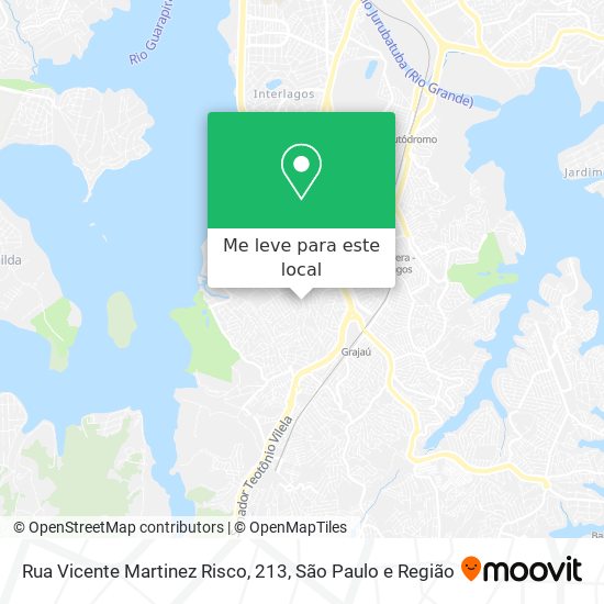 Rua Vicente Martinez Risco, 213 mapa